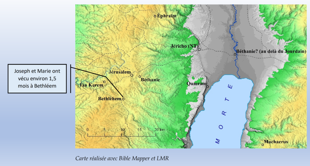 Pericope 22 map