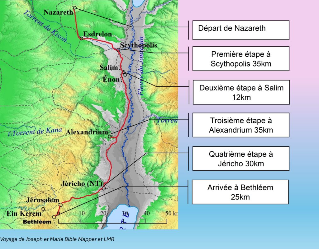 Le voyage à Bethléem