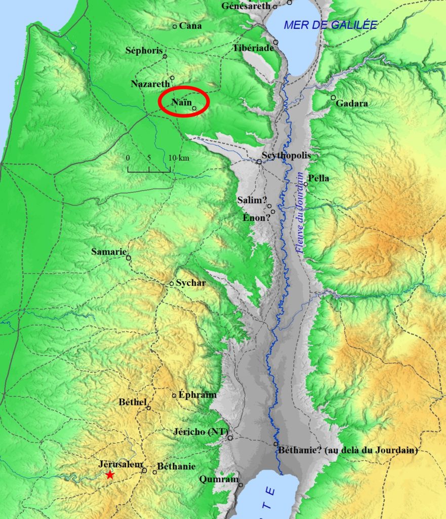 Mapa de Naín