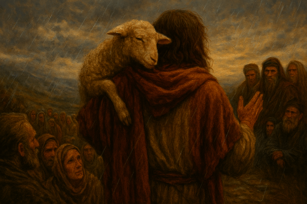 The sheep found
