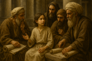 PER028 –	L’Enfant Jésus âgé de 12 ans dans le temple