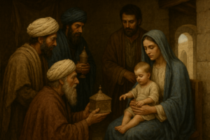 PER021 –	L’Enfant Jésus adoré par les Mages