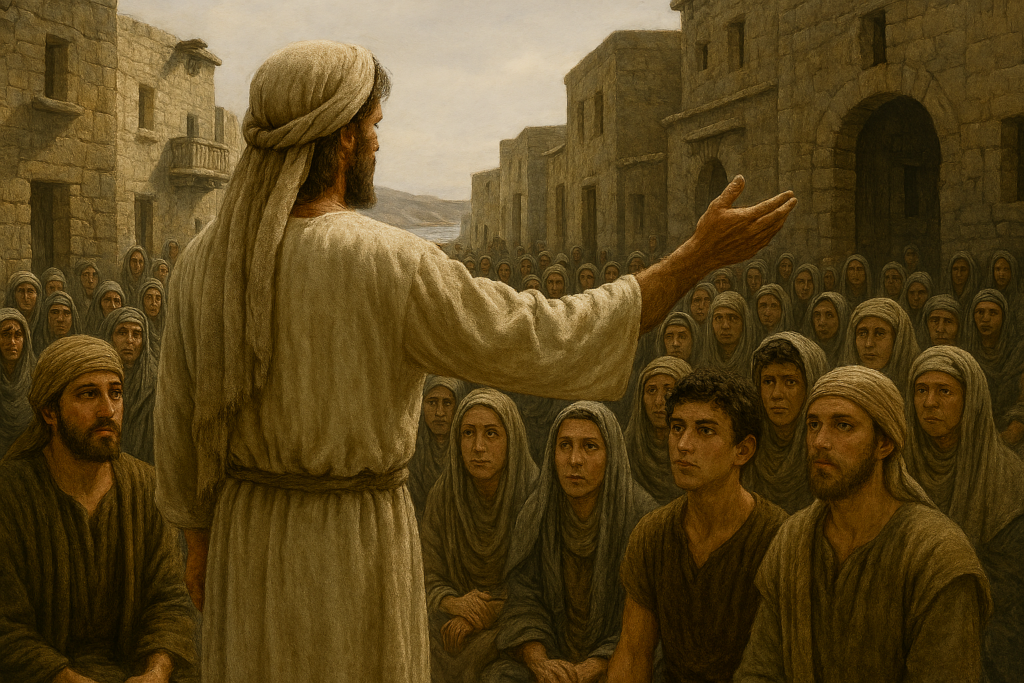 Le Messie Jésus prêche à Capernaüm 1