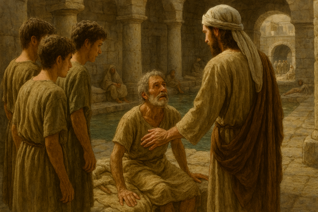 La guérison de l’infirme à la piscine de Bethesda