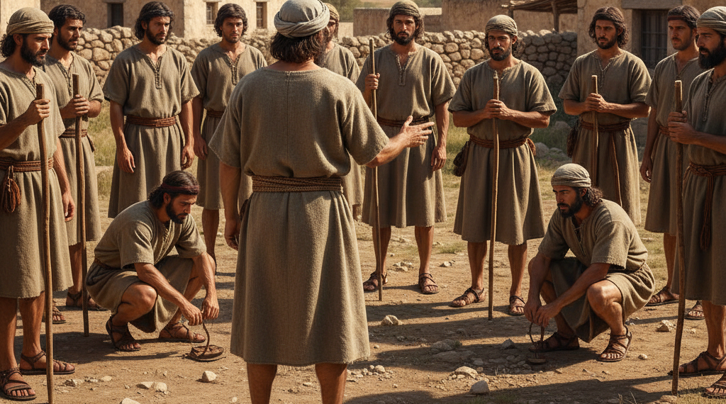 ANN094 – Le bâton et les sandales des apôtres