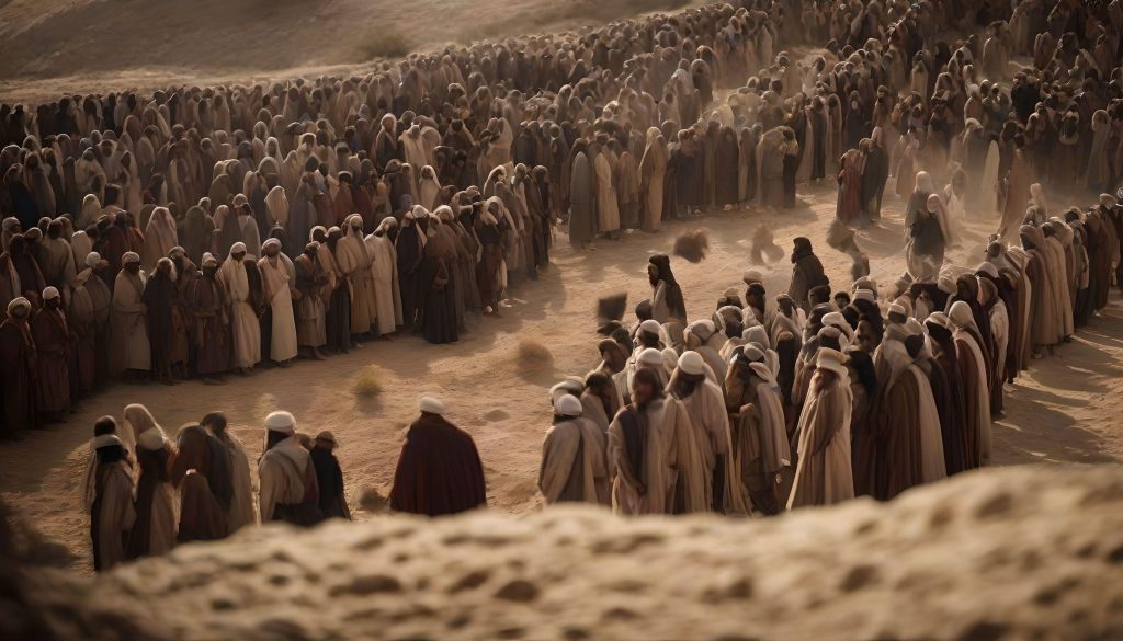 Jésus et la foule 1