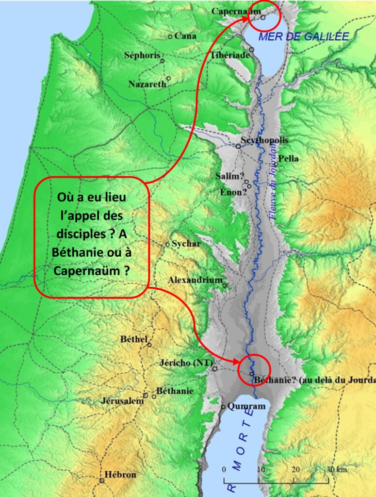 Carte appel des disciples