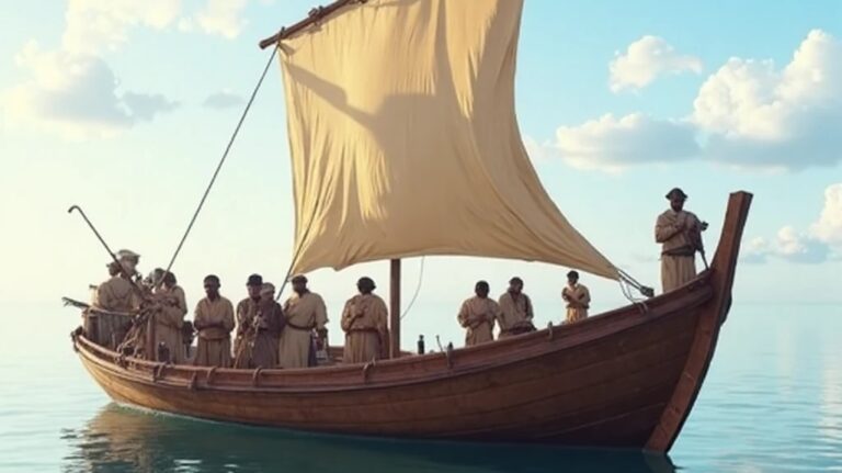 PER183- Départ en barque pour la ville de Magdala