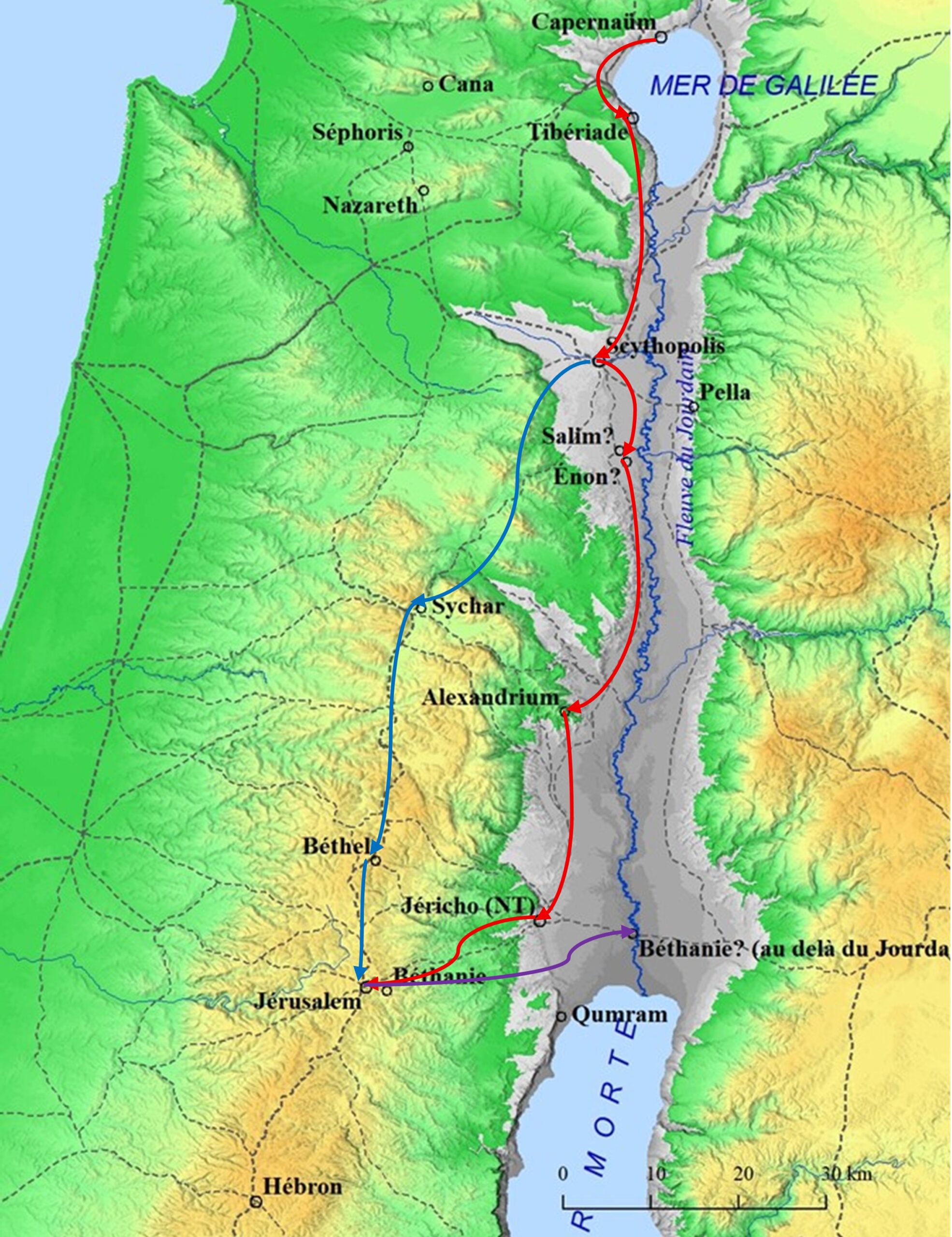 Départ de la Galilée