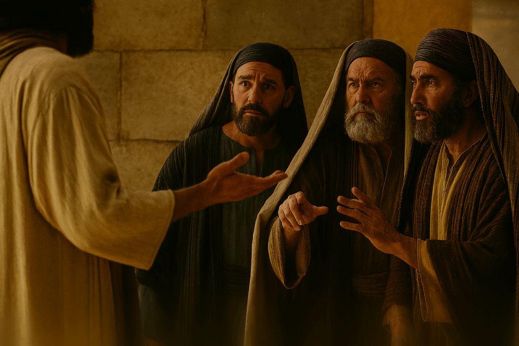 La demande des pharisiens