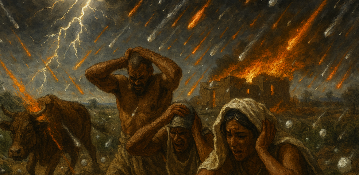 PLA008 – La Septième plaie : la grêle mêlée de feu