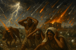 PLA008 – La Septième plaie : la grêle mêlée de feu