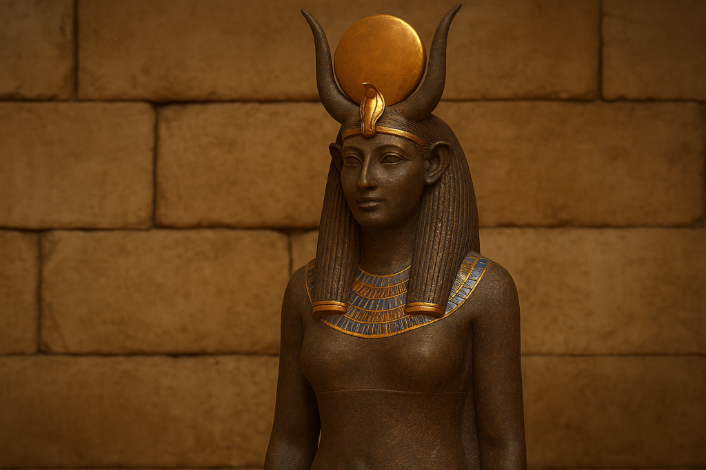 Le dieu égyption Hathor