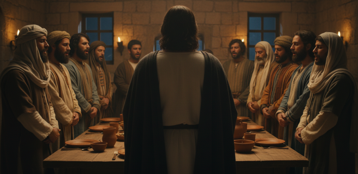 PER326 – Le Messie Jésus et ses disciples chantent les psaumes
