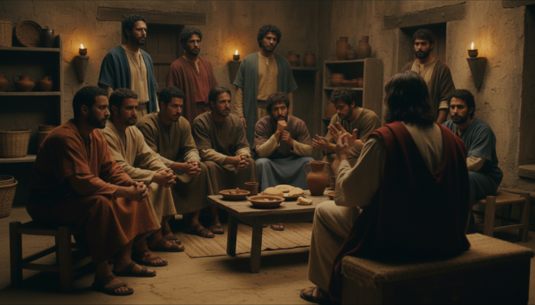 PER323 - Le Messie Jésus réconforte ses disciples
