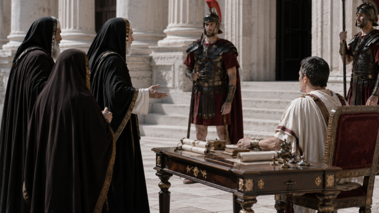 PER363 - La visite des représentants du Sanhédrin chez Pilate